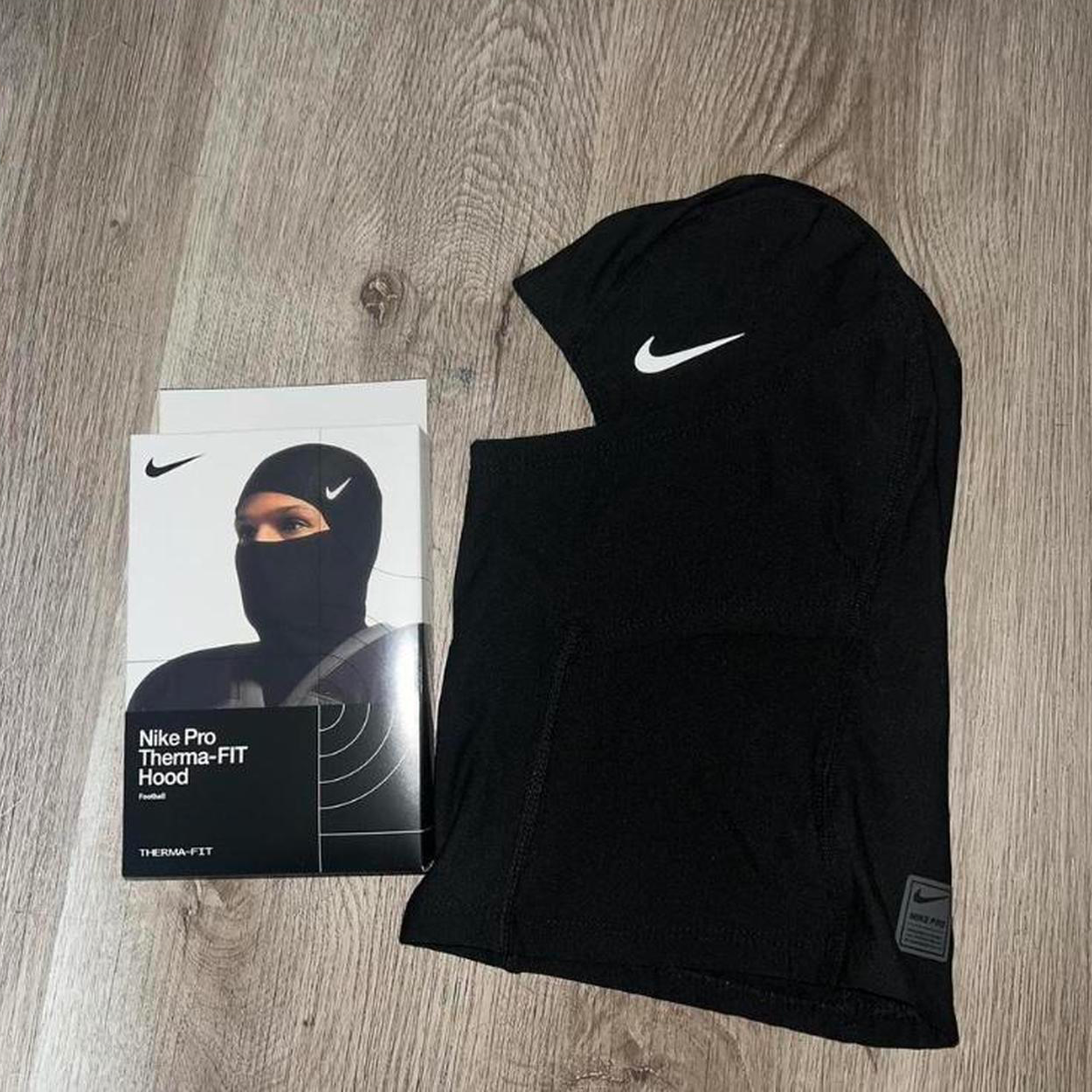Nike Pro Hyperwarm Balaclava Hood, Men, One Size, Black