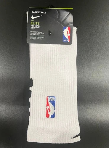 Nike NBA Authentics - Elite Crew Basketball Socks Men 8-12 White