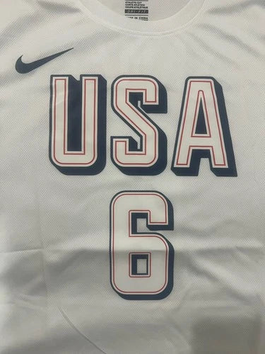 LeBron James Team USA Olympic Basketball Shirt Nike Dri-Fit (NWT)