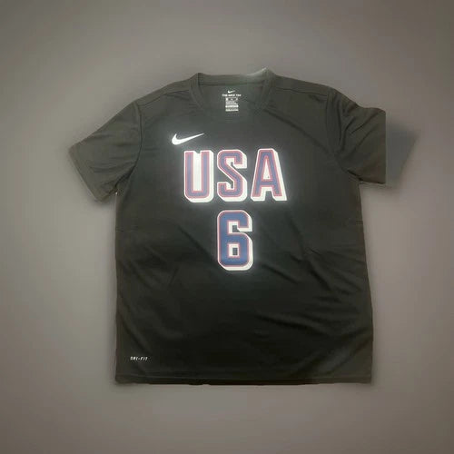 LeBron James Team USA Olympic Basketball Shirt Nike Dri-Fit (NWT)