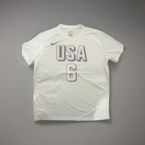 LeBron James Team USA Olympic Basketball Shirt Nike Dri-Fit (NWT)